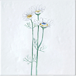 Плитка с узором Ромашки варинант исполнения - 2 | Loft Concept в Брянске