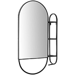 Овальное настенное зеркало с боковым креплением Cole Industrial Mood Mirror варинант исполнения - 1 | Loft Concept в Брянске