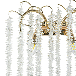 Бра с хрустальными подвесками Bunch of Crystal Berries Gold Wall Lamp варинант исполнения - 2 | Loft Concept в Брянске