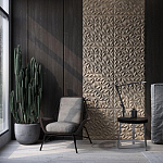 Гипсовая 3D панель с принтографией PM-45 варинант исполнения - 1 | Loft Concept в Брянске