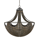 Люстра в форме колокола с декором из тонких железных нитей Jagged Pattern варинант исполнения - 4 | Loft Concept в Брянске