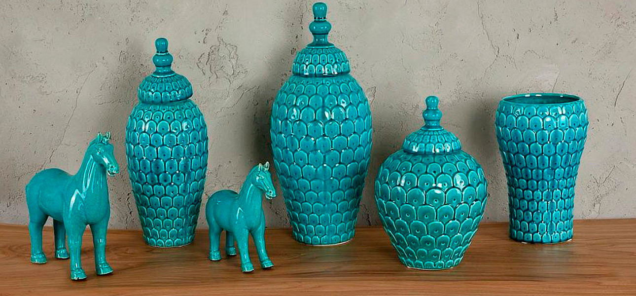 Фигурка керамика синяя лошадь Blue Horse Фигурка керамика синяя лошадь Blue Horse - Loft-Concept в Брянске