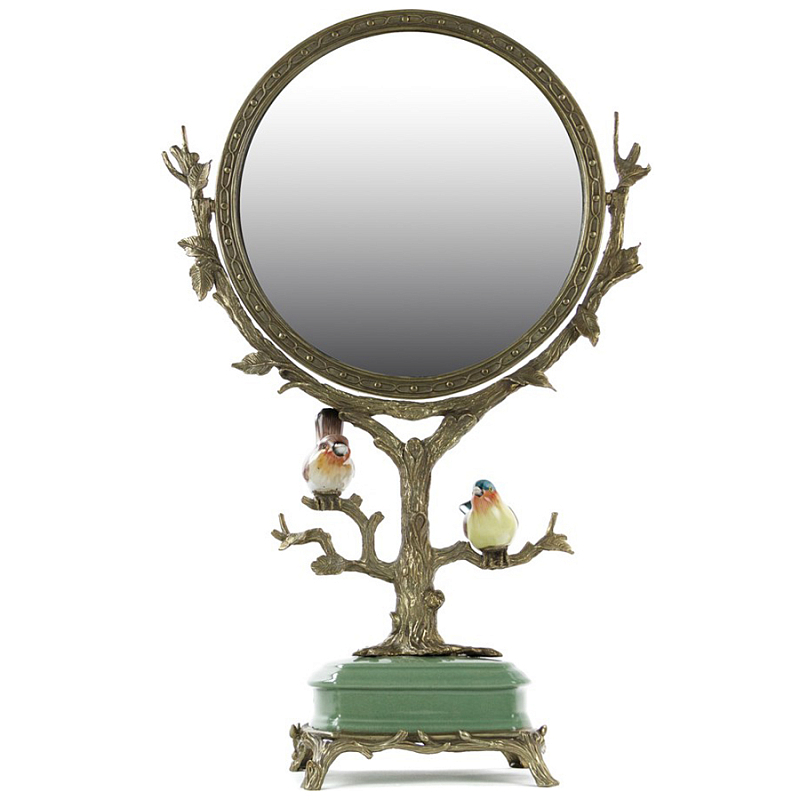 Зеркало Mirror Tree Бронза Зеленый шалфей Зеркало Mirror Tree Бронза Зеленый шалфей в Брянске | Loft Concept