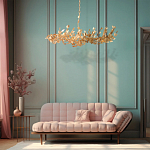 Люстра с абажуром оформленным в виде стаи бабочек Eternal Butterflies варинант исполнения - 4 | Loft Concept в Брянске