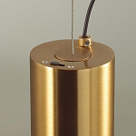 Подвесной светильник с цилиндрическим плафоном из алебастра PEARLS Suspension варинант исполнения - 5 | Loft Concept в Брянске