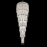 Люстра многоярусная каскадная с хрустальными подвесками Roul Crystal Light варинант исполнения - 1 | Loft Concept в Брянске