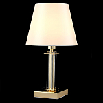 Настольная лампа с белым тканевым абажуром в форме конуса Laurent варинант исполнения - 7 | Loft Concept в Брянске