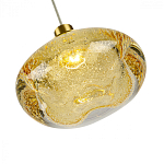 Подвесной светильник с прозрачным стеклянным плафоном округлой формы Effervia  варинант исполнения - 11 | Loft Concept в Брянске