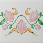 Плитка дизайнерская Сила в лимонах варинант исполнения - 2 | Loft Concept в Брянске