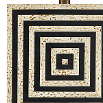 Настольная лампа с квадратным основанием и прямоугольным абажуром Neat Lines варинант исполнения - 1 | Loft Concept в Брянске