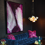 Люстра с 15-ю белыми  плафонами с золотой внутренней поверхностью Hinkley варинант исполнения - 3 | Loft Concept в Брянске