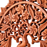 Панно из дерева круглое Sakura Panel With Trees варинант исполнения - 2 | Loft Concept в Брянске