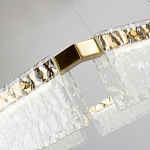 Светодиодная люстра с рельефным стеклом ICE GLASS 70 варинант исполнения - 4 | Loft Concept в Брянске