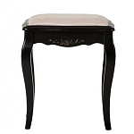 Табурет из массива березы с льяной обивкой в стиле прованс Vintage варинант исполнения - 1 | Loft Concept в Брянске