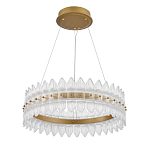 Люстра круглая с декоративными элементами в виде лепестков Round Light Flashing варинант исполнения - 4 | Loft Concept в Брянске