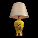 Настольная лампа желтая с изображением птиц Slip Away варинант исполнения - 4 | Loft Concept в Брянске