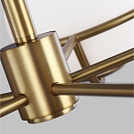 Люстра с 5-ю белыми шарообразными плафонами в сферические каркасах Feiss варинант исполнения - 3 | Loft Concept в Брянске