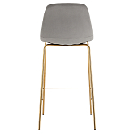 Барный стул на золотистых ножках VENDRAMIN Grey варинант исполнения - 5 | Loft Concept в Брянске