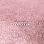 Банкетка круглая пыльно-розовый велюр на 4-х металлических ножках золотого цвета SANJAY варинант исполнения - 4 | Loft Concept в Брянске