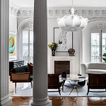 Подвесной светильник с белым фигурным абажуром и мягкими волнистыми краями Cloud Motion  варинант исполнения - 19 | Loft Concept в Брянске