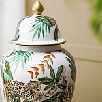 Ваза из фарфора с ручной росписью Leopard Collection  варинант исполнения - 5 | Loft Concept в Брянске