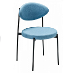 Стул металлический с мягкой спинкой и сиденьем Alfie Chair варинант исполнения - 5 | Loft Concept в Брянске