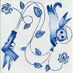 Плитка с узором Пистолеты варинант исполнения - 1 | Loft Concept в Брянске