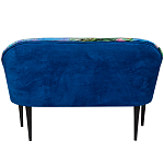 Диван двухместный из натурального бука синий с цветным принтом Impressionism in Art варинант исполнения - 2 | Loft Concept в Брянске