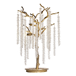 Лампа настольная со стеклянными подвесами цвет золото FAIRYTREE Light варинант исполнения - 1 | Loft Concept в Брянске