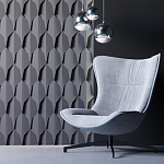 Гипсовая 3D Панель DRAGON SCALE - D варинант исполнения - 2 | Loft Concept в Брянске