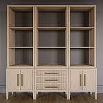 Модульный стеллаж Primo из трех составных элементов Светлый дуб варинант исполнения - 2 | Loft Concept в Брянске