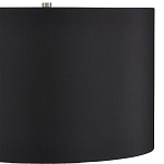 Настольная лампа с белым фактурным корпусом и черным абажуром Twisted варинант исполнения - 2 | Loft Concept в Брянске