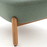 Кресло на деревянных ножках Olguin Green Chair варинант исполнения - 5 | Loft Concept в Брянске