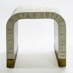 Приставной столик BONE INLAY SIDE TABLE-Cream варинант исполнения - 1 | Loft Concept в Брянске