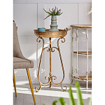 Столик приставной на фигурном подножии Magnificent Century варинант исполнения - 4 | Loft Concept в Брянске