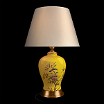 Настольная лампа желтая с изображением птиц Slip Away варинант исполнения - 2 | Loft Concept в Брянске