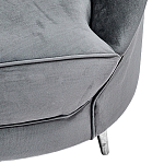 Диван с мягкой обивкой из ткани серый Ethan Sofa варинант исполнения - 3 | Loft Concept в Брянске