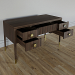 Письменный стол с 4-мя ящиками Elsa Dreams Walnut варинант исполнения - 2 | Loft Concept в Брянске