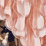 Люстра из стекляных розовых лепестков Petalled Illuminator варинант исполнения - 2 | Loft Concept в Брянске