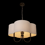 Люстра с белым текстильным абажуром Vitorino  варинант исполнения - 5 | Loft Concept в Брянске