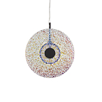 Подвесной светильник из фактурного двойного стекла Heterochromia варинант исполнения - 2 | Loft Concept в Брянске