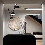 Панно на стену из шерсти мериноса Белый Круг  варинант исполнения - 2 | Loft Concept в Брянске