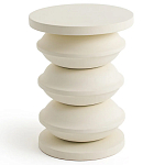 Фигурный приставной столик кремового цвета  AMORPHOUS варинант исполнения - 1 | Loft Concept в Брянске