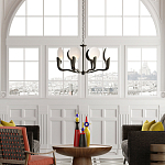 Люстра с плафонами в виде черно-белых дисков Ideal Shade Combination варинант исполнения - 2 | Loft Concept в Брянске