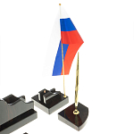 Настольный письменный набор из чёрного обсидиана с декором в виде льва Golden Lion варинант исполнения - 4 | Loft Concept в Брянске