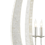 Люстра каплевидной формы покрытая перламутровой мозаикой Soft Pearl Shape варинант исполнения - 1 | Loft Concept в Брянске