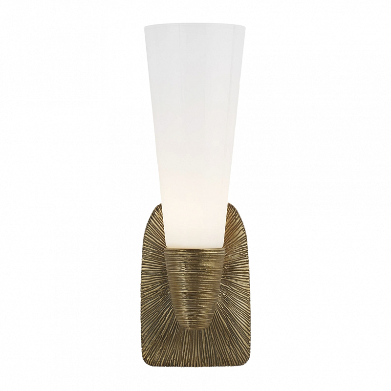 Бра UTOPIA SINGLE BATH SCONCE Латунь Белый Бра UTOPIA SINGLE BATH SCONCE Латунь Белый в Брянске | Loft Concept