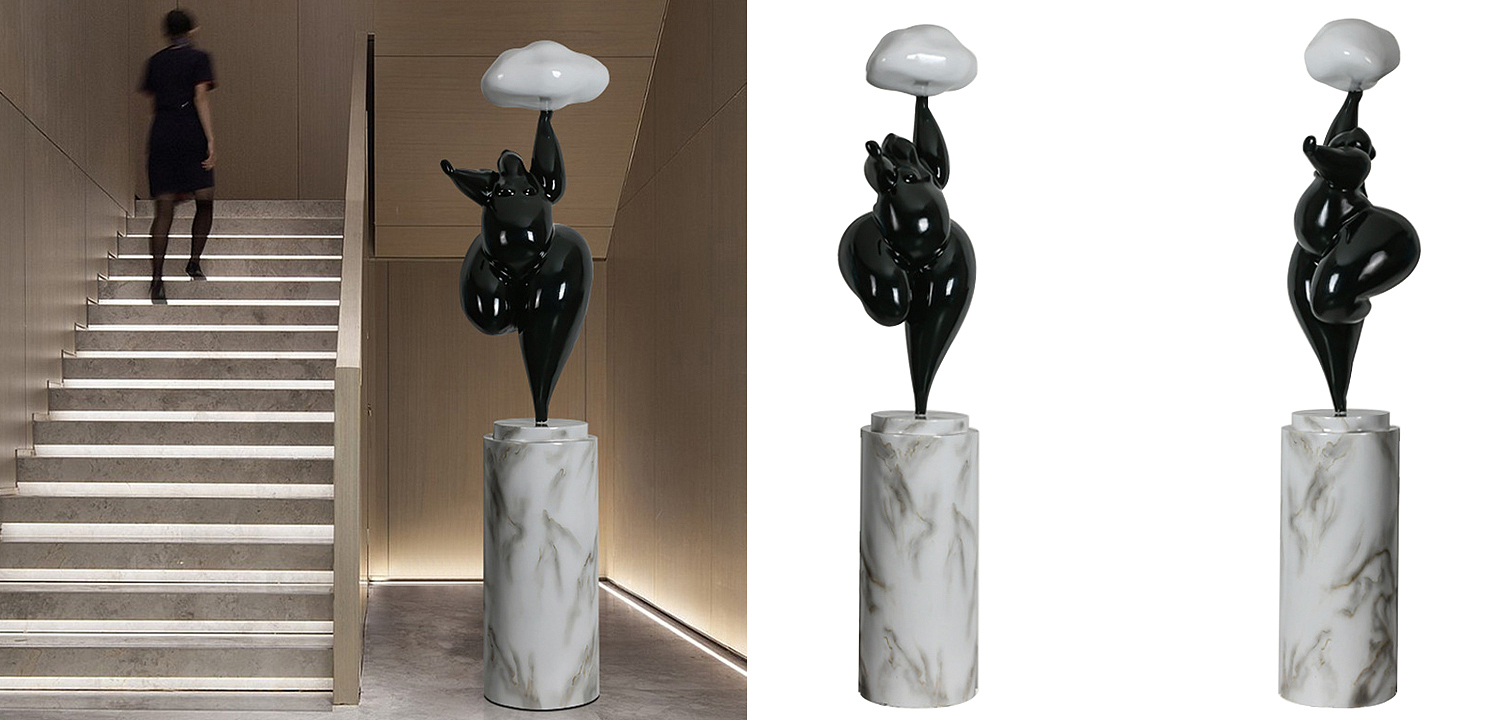 Торшер In The Clouds Black Floor Lamp Торшер In The Clouds Black Floor Lamp - Loft-Concept в Брянске