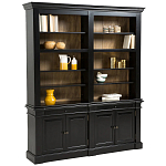 Витрина из массива сосны Sterling Showcase Black варинант исполнения - 1 | Loft Concept в Брянске