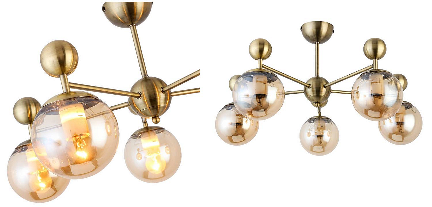 Потолочная люстра Demian Bronze Chandelier Потолочная люстра Demian Bronze Chandelier - Loft-Concept в Брянске